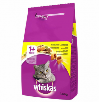 Whiskas Tavuklu Sebzeli 1.4 kg Kedi Maması kullananlar yorumlar